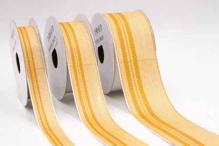 Яскраво-жовта шевронна плетена стрічка_AI